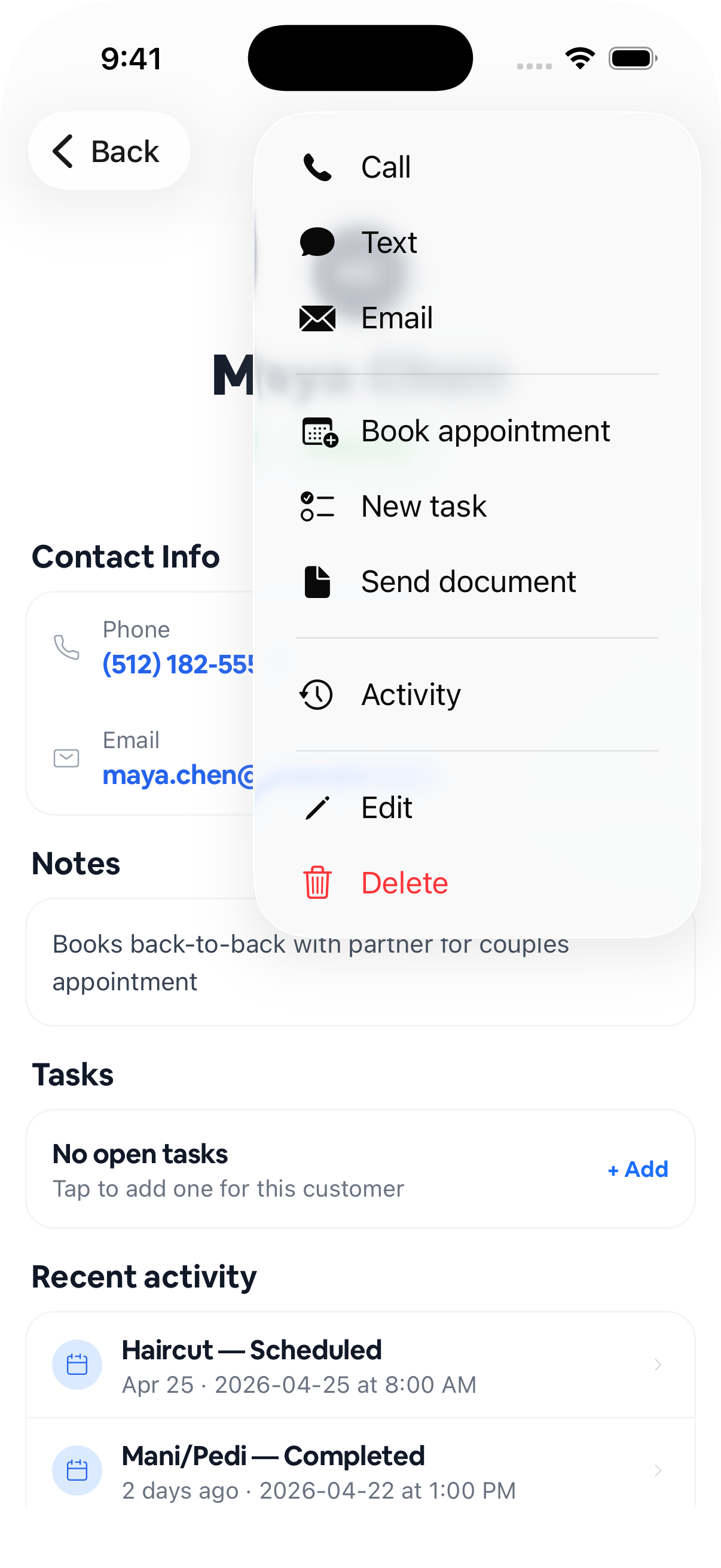 Anything you need, one tap away, mobile view